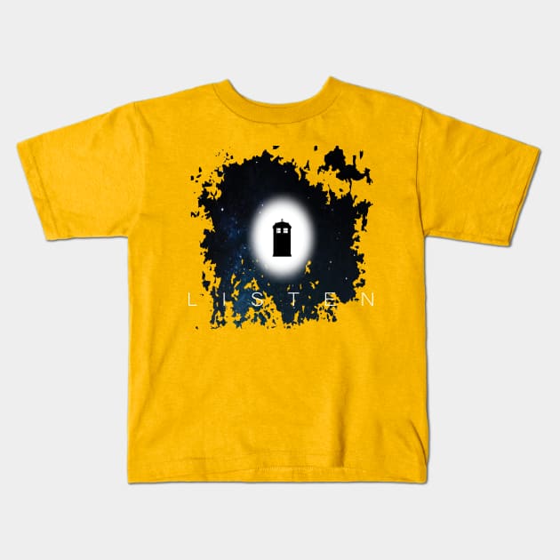 LISTEN Kids T-Shirt by KARMADESIGNER T-SHIRT SHOP